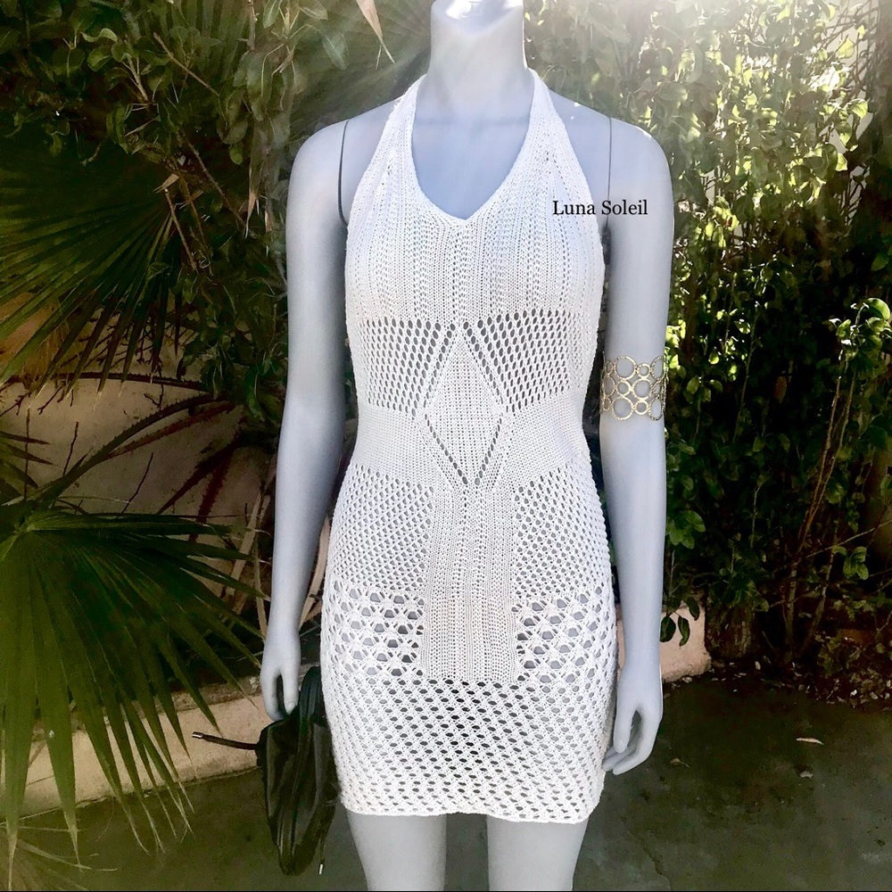 LF Crochet Halter Dress